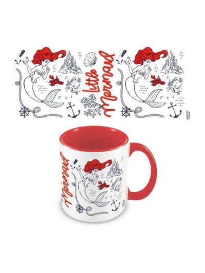 Mug Rouge La Petite Sirène Disney