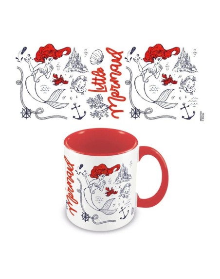 Mug Rouge La Petite Sirène Disney