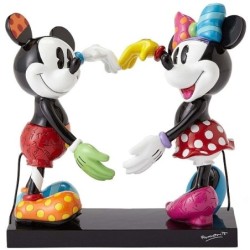 Figurine Mickey Et Minnie Forment Un Cœur Disneyland Paris