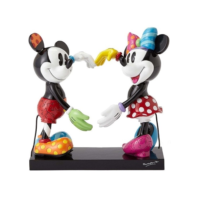 Figurine Mickey Et Minnie Forment Un Cœur Disneyland Paris