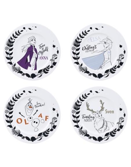 Set De 4 Assiettes La Reine Des Neiges 2 Disney