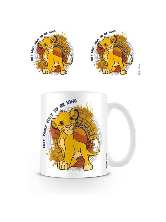 Mug Le Roi Lion "Cant Wait To Be King" Disney