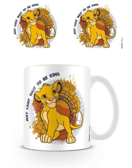 Mug Le Roi Lion "Cant Wait To Be King" Disney