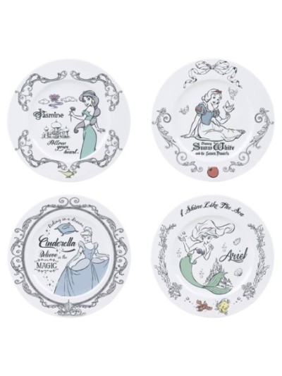 Set De 4 Assiettes Princesses Disney Disney