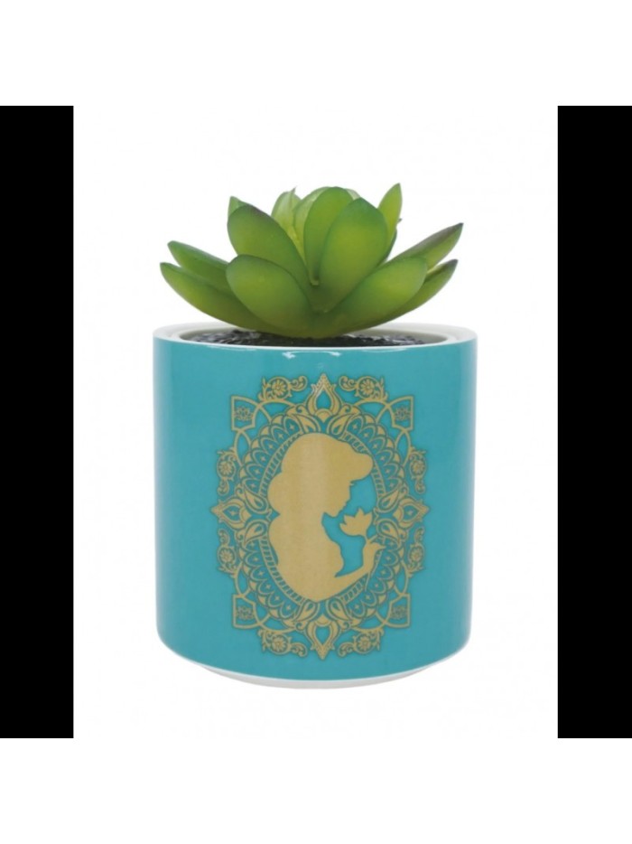 Fausse Plante En Pot Turquoise Aladdin Disney