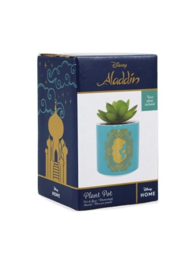 Fausse Plante En Pot Turquoise Aladdin Disney