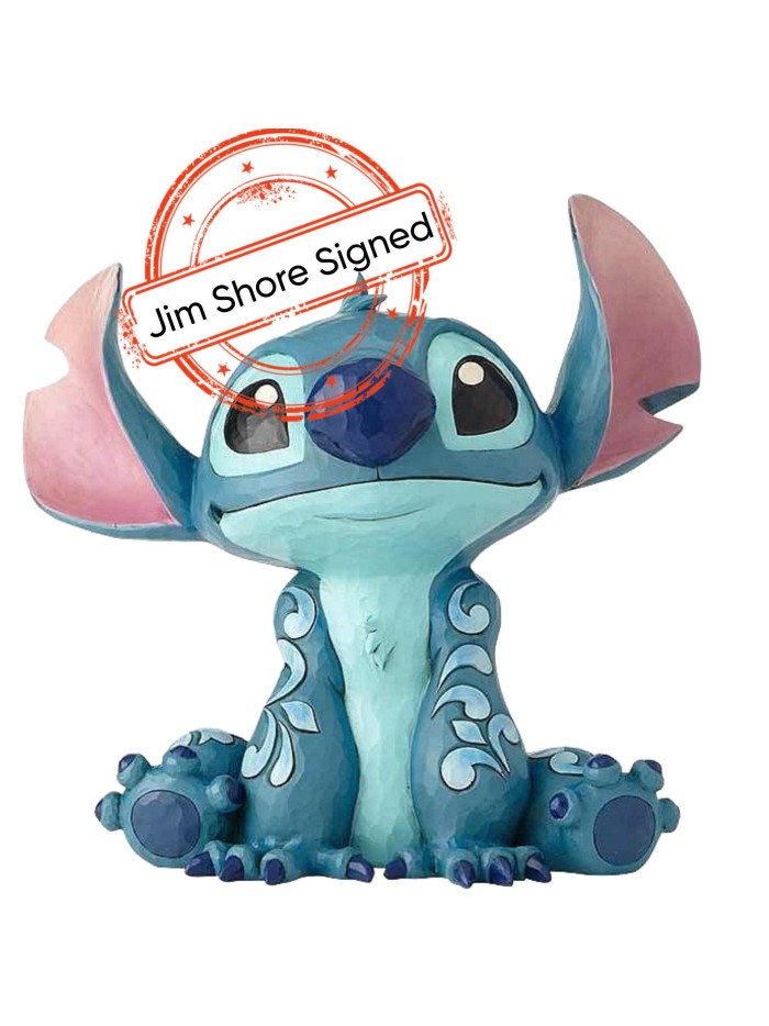 Figurine Big Stitch Signé Par Jim Shore Disney Traditions