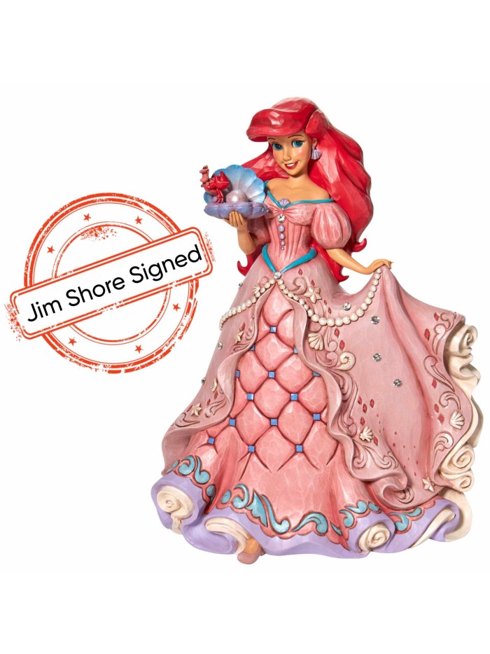 Figurine Ariel Deluxe Princess Signé Par Jim Shore Disney Traditions