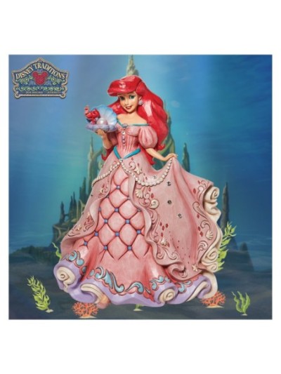 Figurine Ariel Deluxe Princess Signé Par Jim Shore Disney Traditions