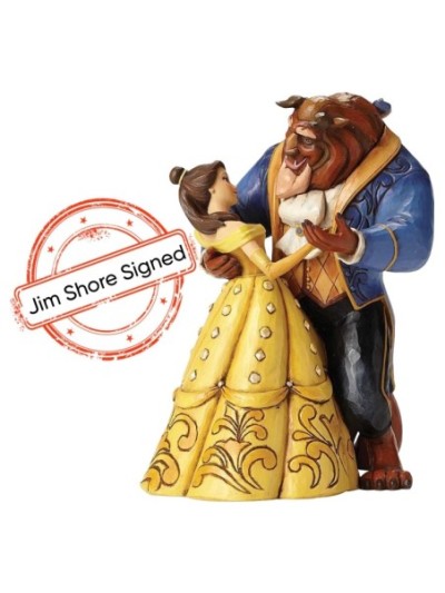 Figurine La Belle Et La Bête Dansent Signé Par Jim Shore Disney Traditions