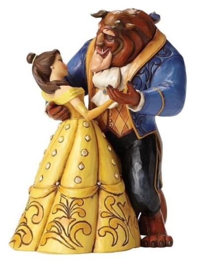 Figurine La Belle Et La Bête Dansent Signé Par Jim Shore Disney Traditions