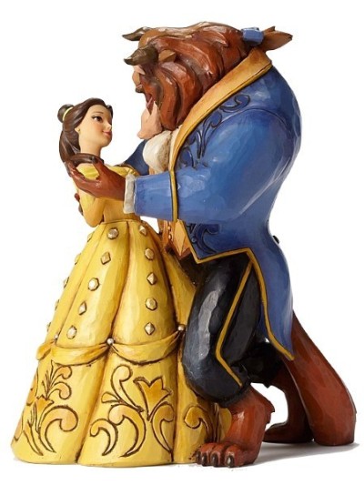 Figurine La Belle Et La Bête Dansent Signé Par Jim Shore Disney Traditions