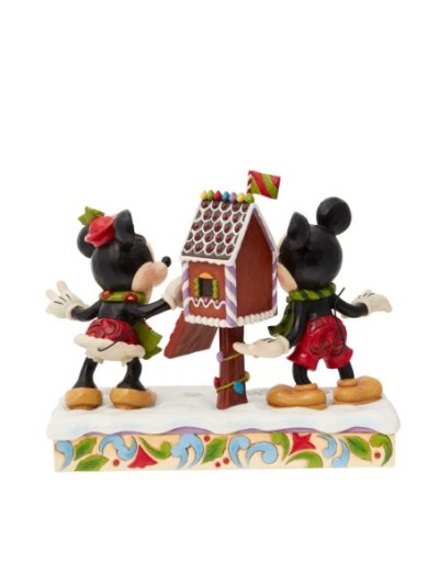 Figurine Boîte Aux Lettres Mickey Et Minnie Signée Par Jim Shore Disney Traditions