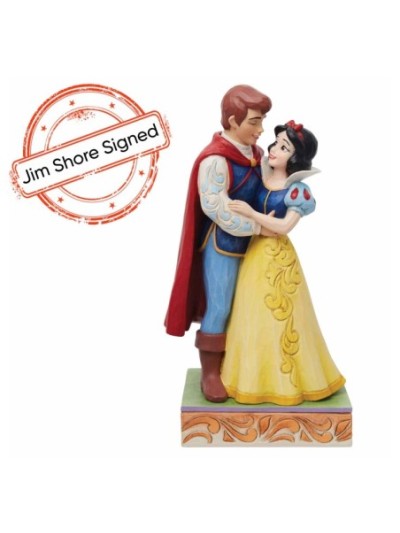 Figurine Blanche-Neige Et Le Prince Signé Par Jim Shore Disney Traditions