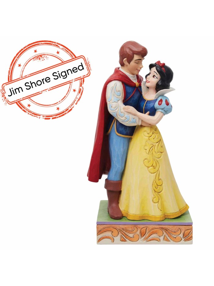 Figurine Blanche-Neige Et Le Prince Signé Par Jim Shore Disney Traditions