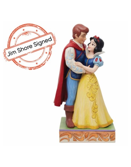 Figurine Blanche-Neige Et Le Prince Signé Par Jim Shore Disney Traditions