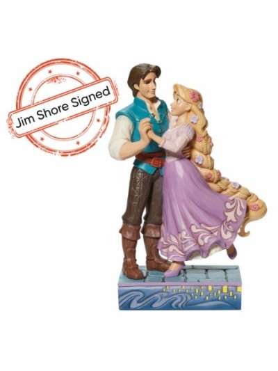 Figurine Raiponce Flynn Love Signé Par Jim Shore Disney Traditions