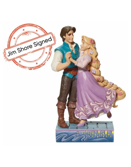 Figurine Raiponce Flynn Love Signé Par Jim Shore Disney Traditions