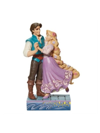 Figurine Raiponce Flynn Love Signé Par Jim Shore Disney Traditions