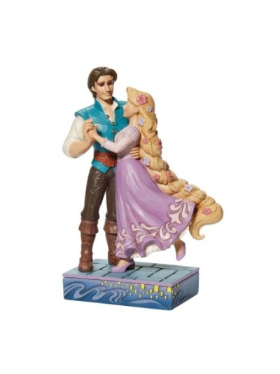 Figurine Raiponce Flynn Love Signé Par Jim Shore Disney Traditions