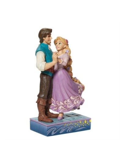 Figurine Raiponce Flynn Love Signé Par Jim Shore Disney Traditions