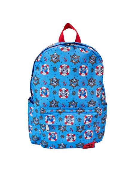 Sac À Dos En Nylon Imprimé Intégral Du 90E Anniversaire De Donald Duck Disney Loungefly