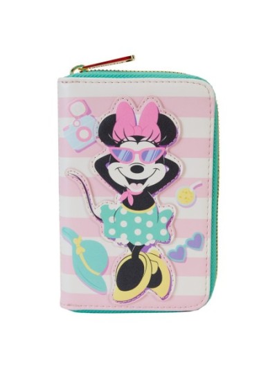 Portefeuille Minnie Mouse Style Vacances Au Bord De La Piscine Disney Loungefly