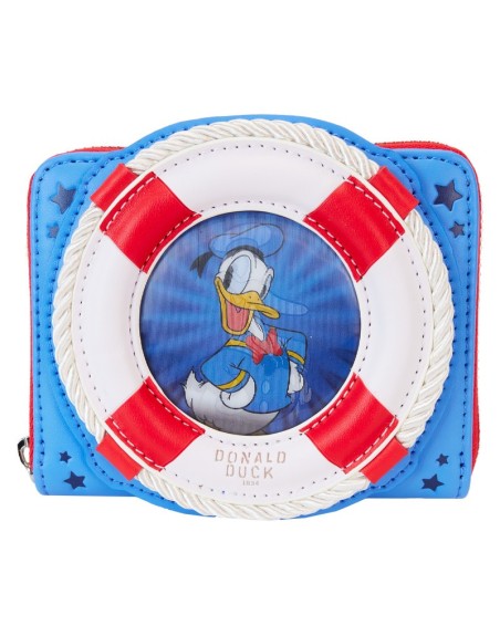 Portefeuille Lenticulaire Zip Donald Duck 90E Anniversaire Disney Loungefly