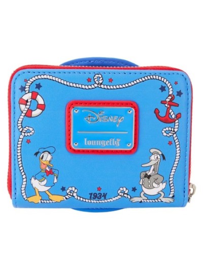 Portefeuille Lenticulaire Zip Donald Duck 90E Anniversaire Disney Loungefly