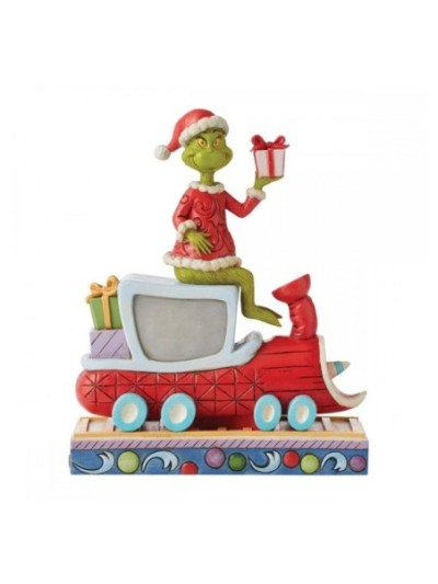 Figurine Grinch Sur Le Train Jim Shore Grinch