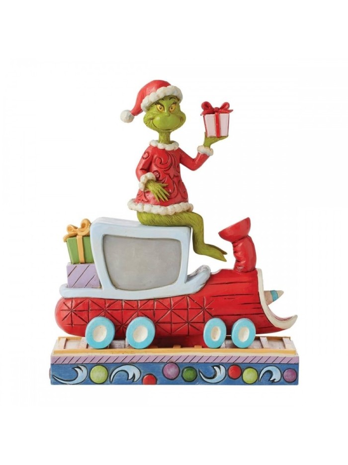 Figurine Grinch Sur Le Train Jim Shore Grinch