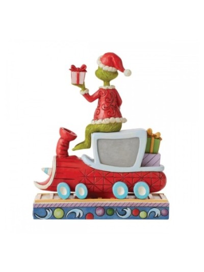 Figurine Grinch Sur Le Train Jim Shore Grinch