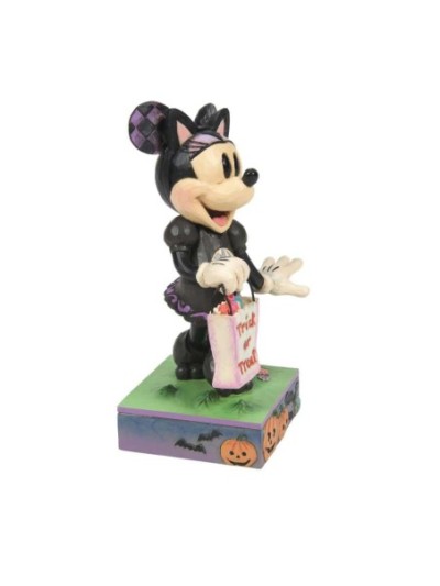 Figurine Minnie En Costume De Chat Noir Disney Traditions