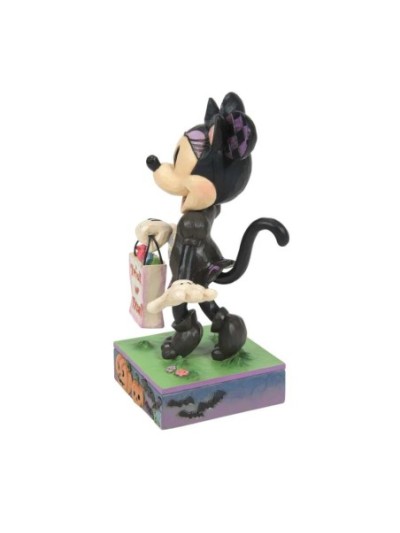 Figurine Minnie En Costume De Chat Noir Disney Traditions