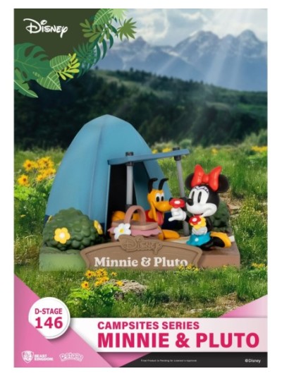 Figurine Minnie Pluto Campsite Series D-Stage