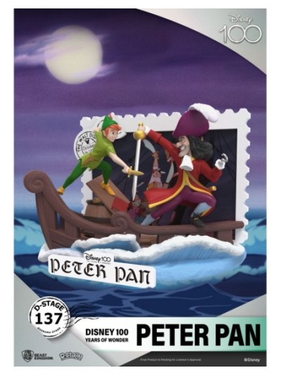 Figurine Diorama Peter Pan Disney 100Th Anniversaire D-Stage