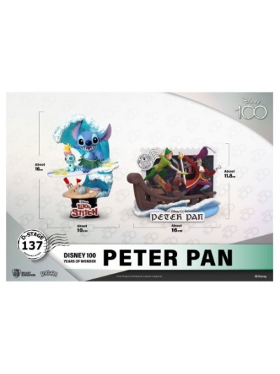 Figurine Diorama Peter Pan Disney 100Th Anniversaire D-Stage