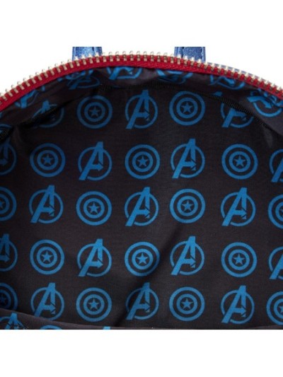 Mini Sac À Dos Captain America Metallic Cospay Disney Loungefly