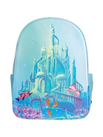 Mini Sac À Dos Chateau D'ariel Disney Loungefly