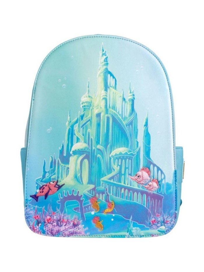 Mini Sac À Dos Chateau D'ariel Disney Loungefly