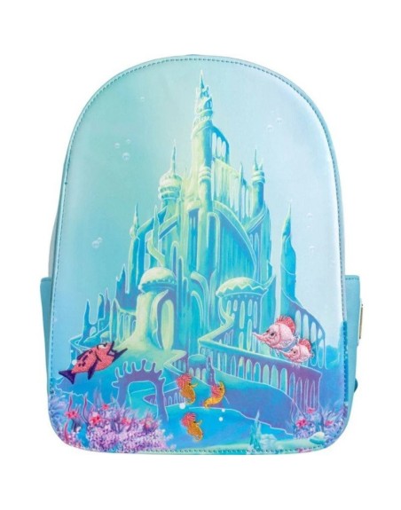 Mini Sac À Dos Chateau D'ariel Disney Loungefly