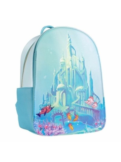 Mini Sac À Dos Chateau D'ariel Disney Loungefly