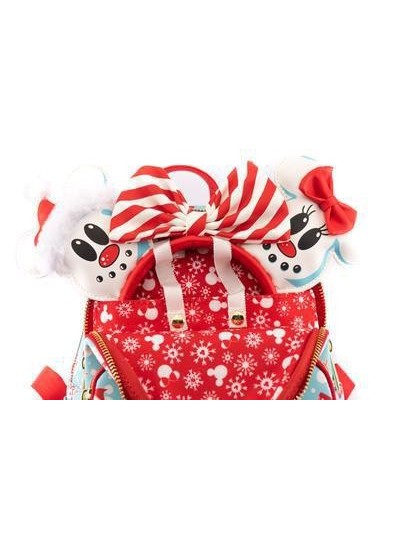 Mini Sac À Dos Et Serre Tête Mickey Minnie Bonhommes De Neige Disney Loungefly