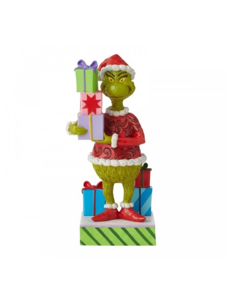 Figurine Grinch Porte Les Cadeaux Jim Shore Grinch