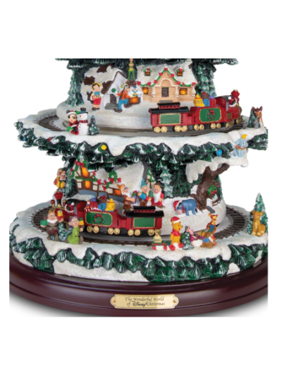 The Wonderful World Of Disney Tabletop Musical Lit Rotating Christmas Tree