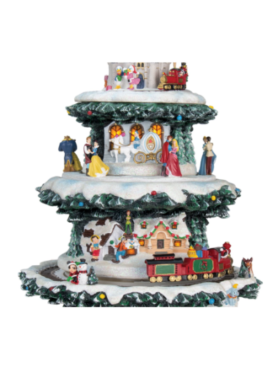 The Wonderful World Of Disney Tabletop Musical Lit Rotating Christmas Tree