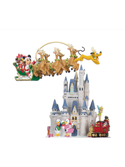 The Wonderful World Of Disney Tabletop Musical Lit Rotating Christmas Tree