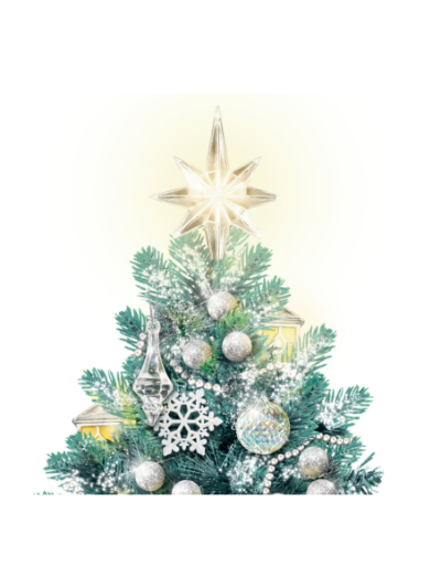 Thomas Kinkade 'Festival Of Lights' Illuminated Tabletop Christmas Tree