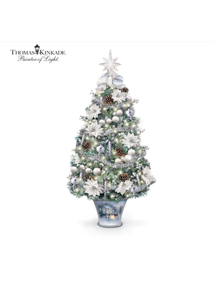 Thomas Kinkade Winter Splendour Tabletop Tree