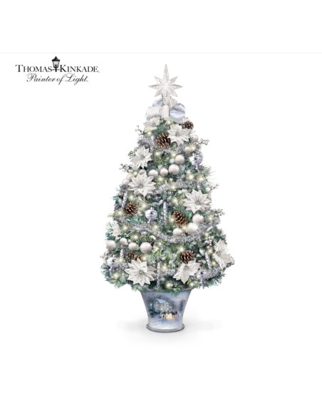 Thomas Kinkade Winter Splendour Tabletop Tree